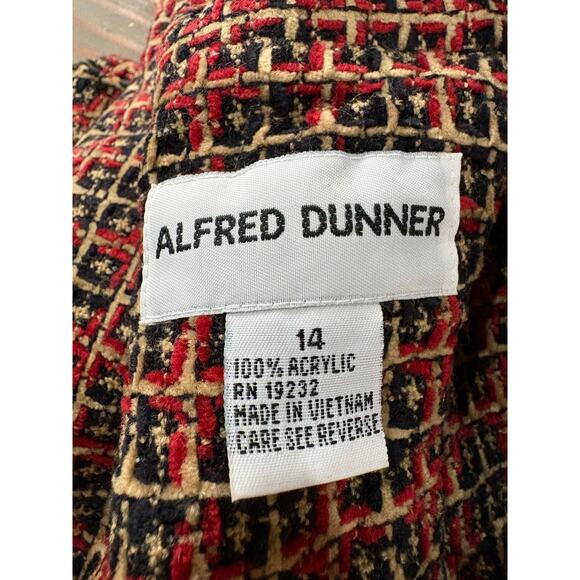Alfred Dunner Vintage plaid blazer suit jacket women's size Medium - Picture 2 of 9